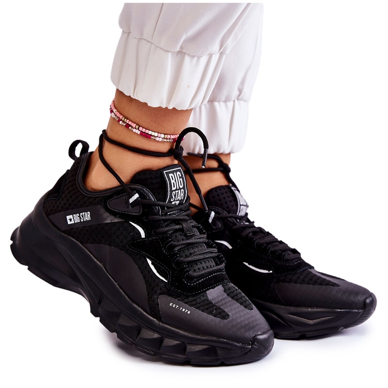 Damen Sportschuhe Big Star KK274056 Schwarz