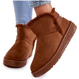 Braune Schneestiefel für Damen Big Star KK274620
