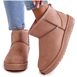 Isolierte Schneestiefel für Damen Big Star KK274293 Hellrosa