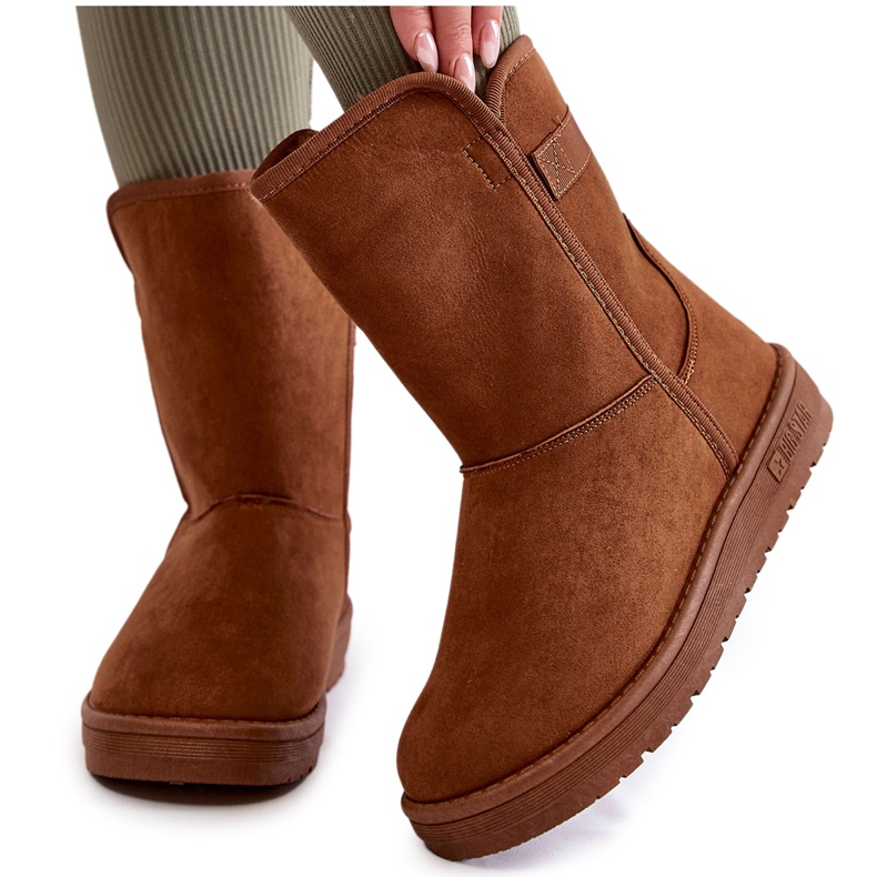 Hohe Schneestiefel für Damen Big Star KK274616 Braun