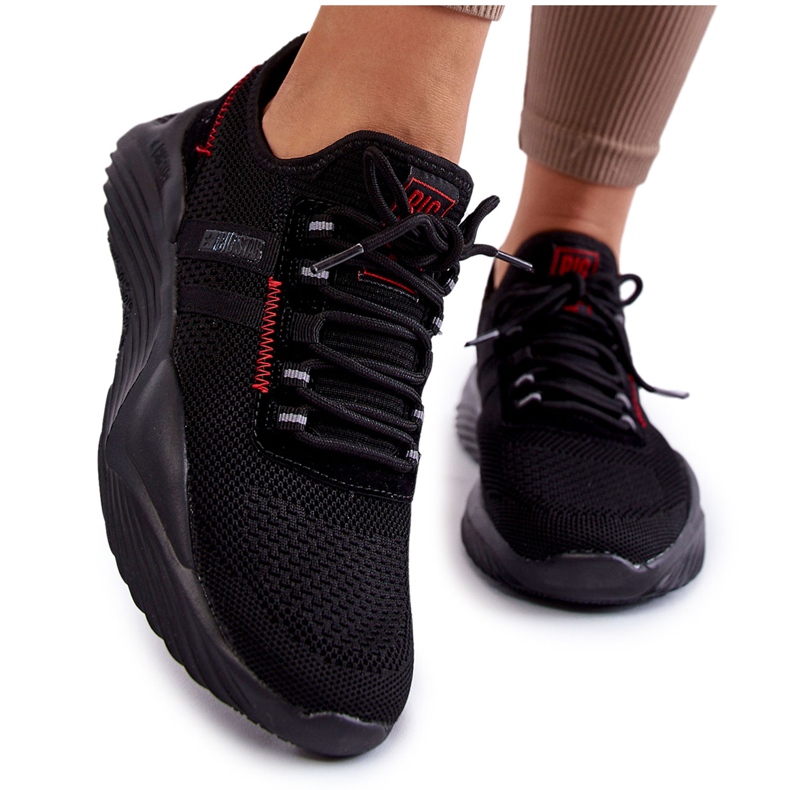 Damen Sneakers Memory Foam System Big Star KK274345 Schwarz