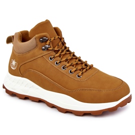 BM Warme Trekkingschuhe für Herren Trappers Camel Otto braun