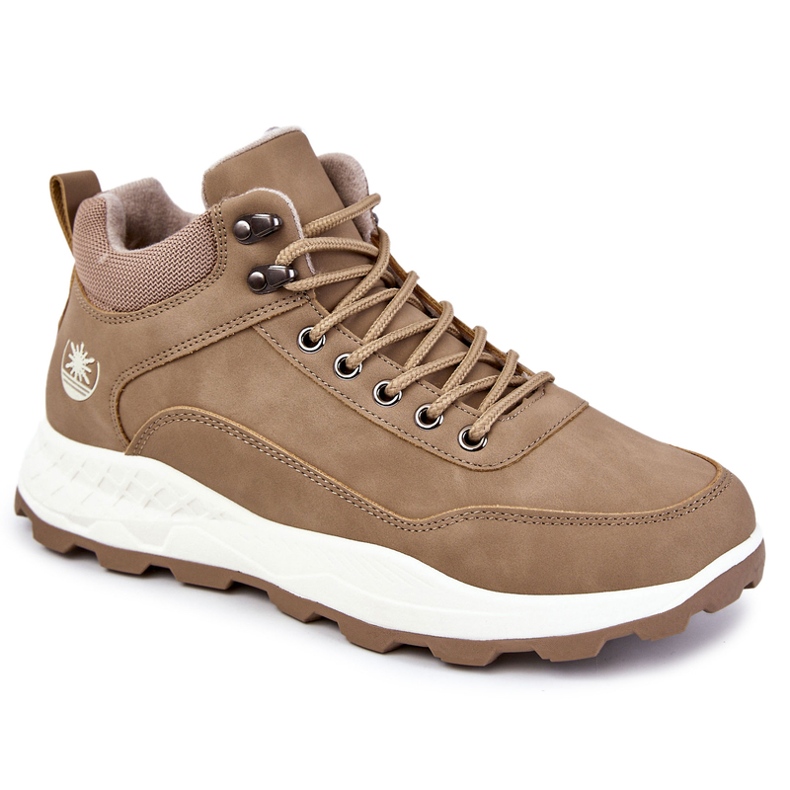 BM Warme Trekkingschuhe für Herren Trappers Beige Otto