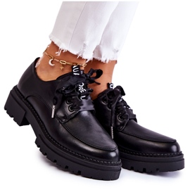 Damen Lederschuhe La.Fi 210004B-PU Schwarz