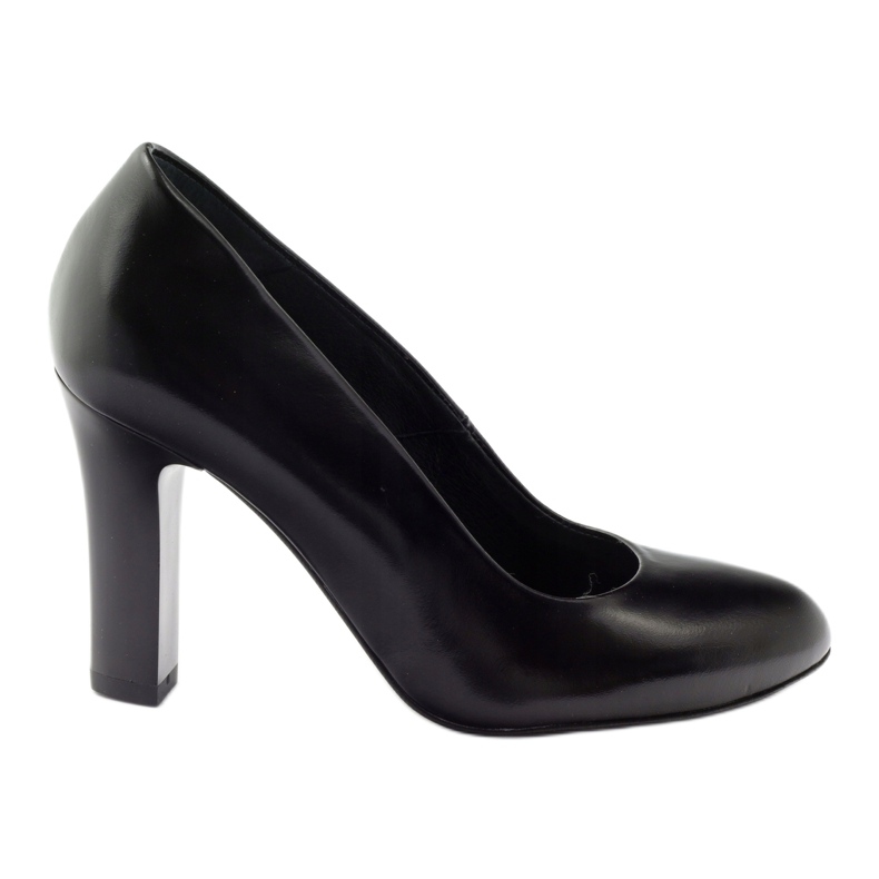 Edeo Schwarze Pumps auf einer Säule