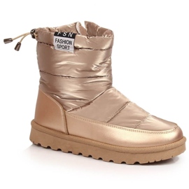 Metallic-Schneestiefel Potocki W WOL119B mehrfarbig rosa