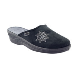 Damenhausschuhe Keil Befado 219d459 grau