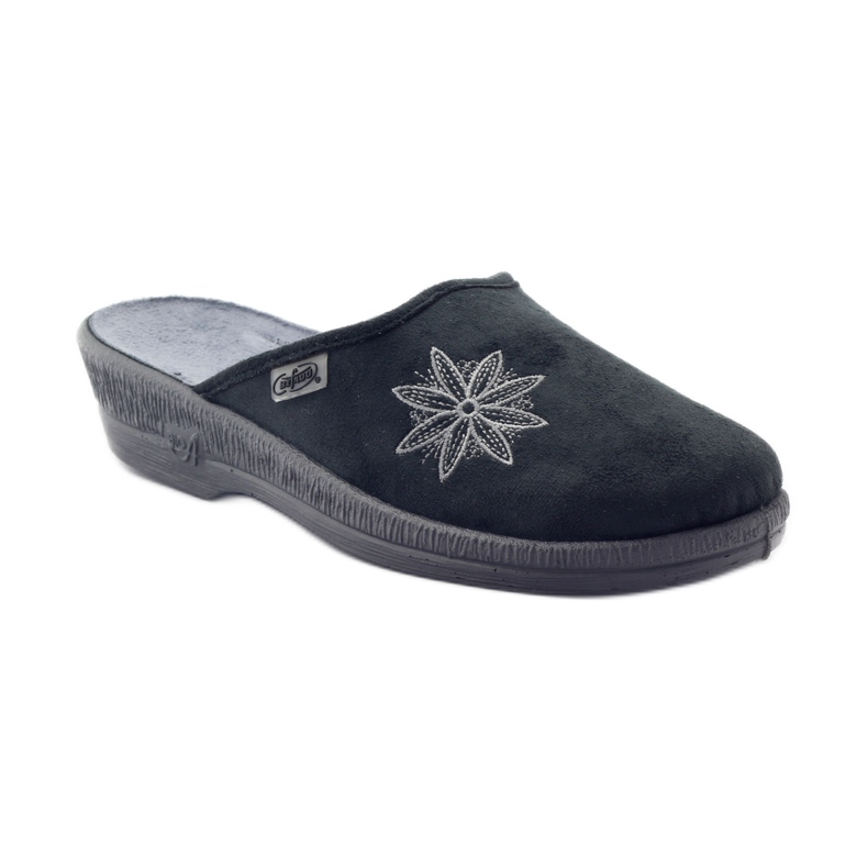 Damenhausschuhe Keil Befado 219d459 grau