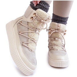 PL4 Damen-Schneestiefel La.Fi 280072W-QN Hellbeige