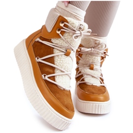 PL4 Schneestiefel für Damen La.Fi 280072Y-QN Kamel braun