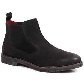 Chelsea-Stiefel für Herren, Slip-On schwarz Bugatti KK153097