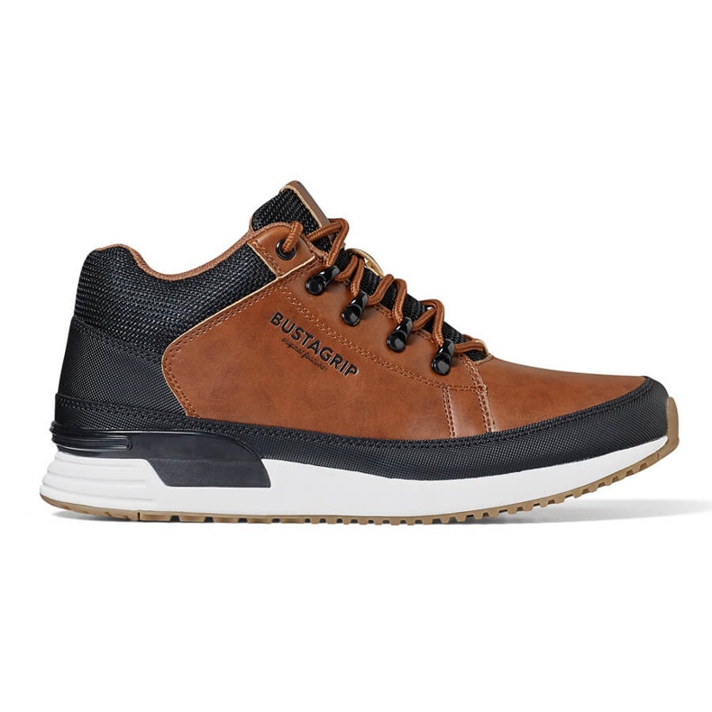 Herren-Sneaker aus Leder, dunkelbrauner Cruiser Bustagrip