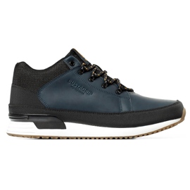 Herren Lederschuhe, Marineblau Cruiser Bustagrip