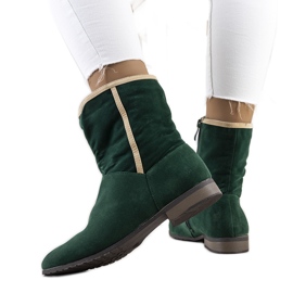 PA1 Grüne klassische Lersey-Stiefel beige
