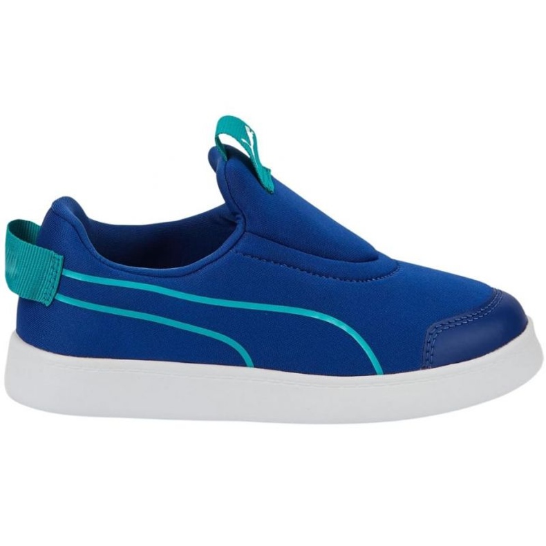 Puma Courtflex v2 Slip On Ps Schuhe 374858 11 blau