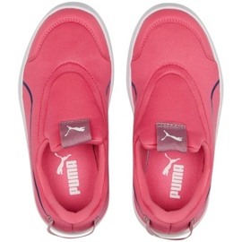 Puma Courtflex v2 Slip On Ps Schuhe 374858 12 rosa