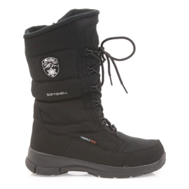 American Club Amerikanische Kindersoftshell -Stiefel mit SN12/22 schwarzer Membran
