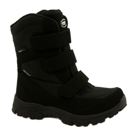 American Club Softshell-Stiefel mit Klettverschluss SN06 / 22 Schwarz gewärmt