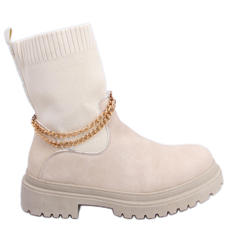 PA1 Stiefel mit flexiblem Obermaterial in Jesse Beige