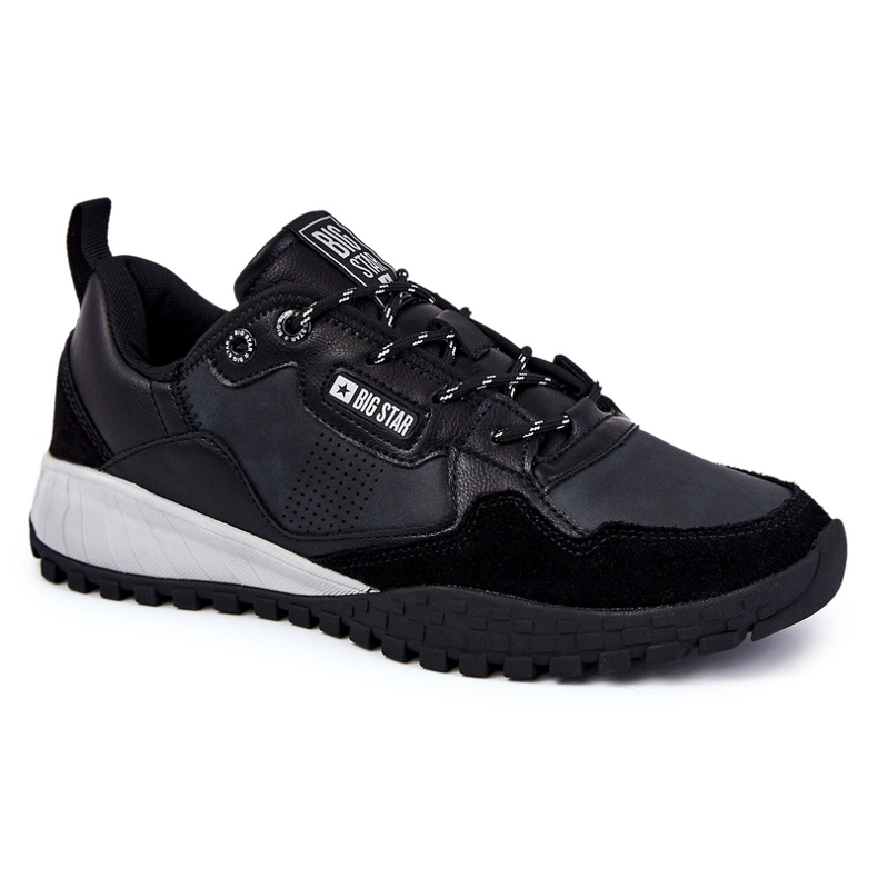 Klassische Sportschuhe für Herren Memory Foam Big Star KK174270 Schwarz