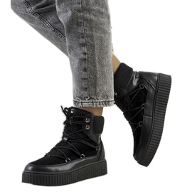 PA1 Schwarze Damen-Schneestiefel von Laursen