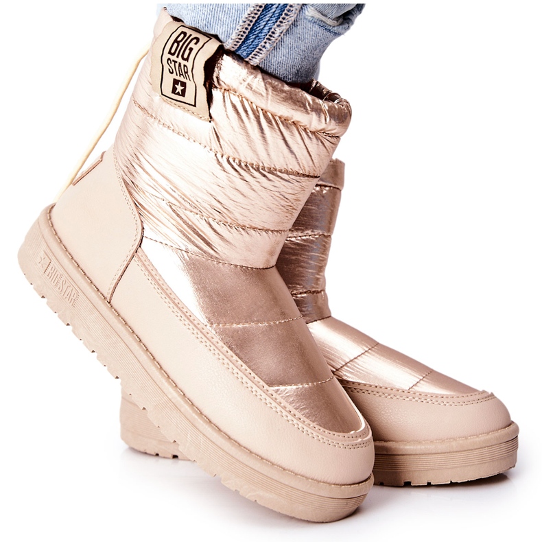 Damen Schneestiefel Big Star II274121 Beige