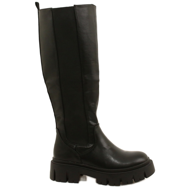 Damenstiefel mit Fellfutter Evento 22KZ35-5089 Schwarz