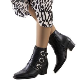 Schwarze Cowboystiefel von Montalvo