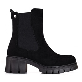 W. Potocki Schwarze Chelsea Boots für Damen von Potocki