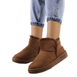 Big Star Braune Schneestiefel mit Fell KK274620-802