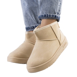 Beige Schneestiefel für Damen Big Star KK274290