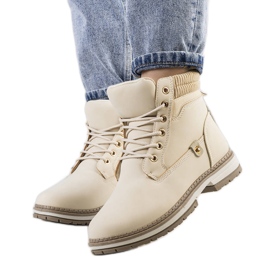 Beige Enines Wanderschuhe für Damen