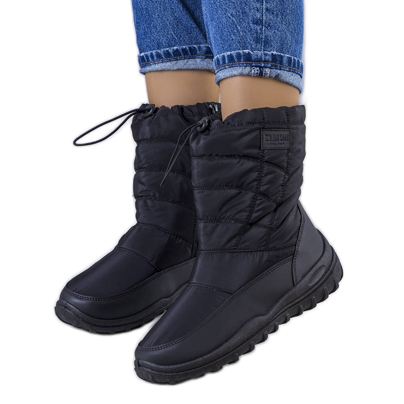 Big Star Schwarze Schneestiefel KK274599