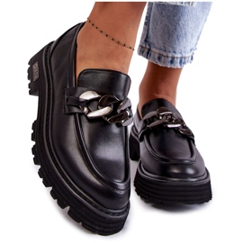 Damen Lederschuhe Big Star KK274498 Schwarz