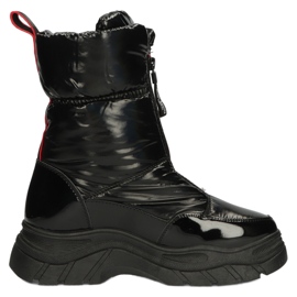 Filippo DBT4236 Schwarze Frauen Schneestiefel isoliert