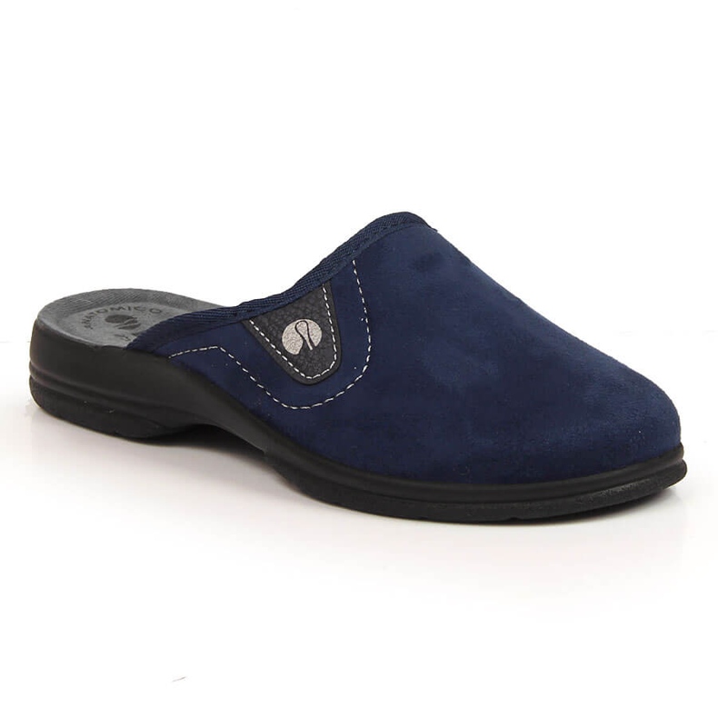 Bequeme marineblaue Inblu-Hausschuhe für Herren navy blau