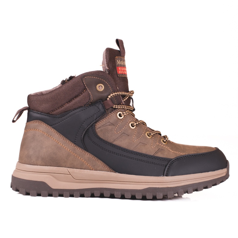 SHELOVET Braune hohe Herrenstiefel