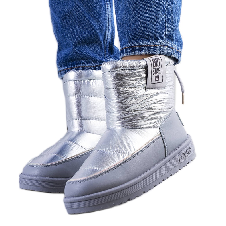 Big Star Silberne Schneestiefel II274118 silber-