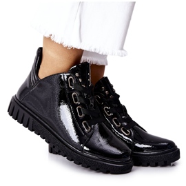 Lackierte Schuhe Sergio Leone PB210 Schwarz