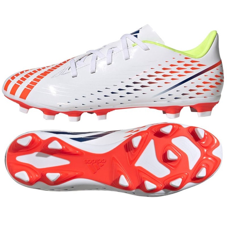Adidas Predator Edge.4 FxG M GW0989 Fußballschuhe weiß weiß