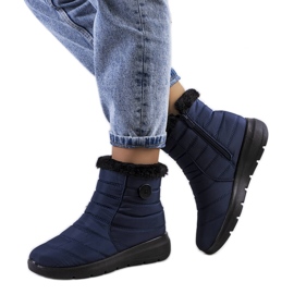 PA1 Reign marineblaue, gesteppte Schneestiefel