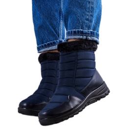 PA1 Marineblaue Steppstiefel von Beau