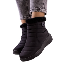 PA1 Schwarze gesteppte Reign-Stiefel