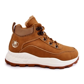 Warme Kinderstiefel Camel Otto braun