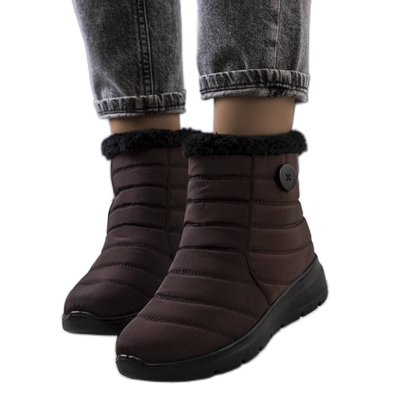 BM Braune gesteppte Stiefel von Reign
