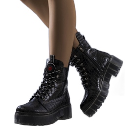 Schwarze Damenstiefel von Aldino