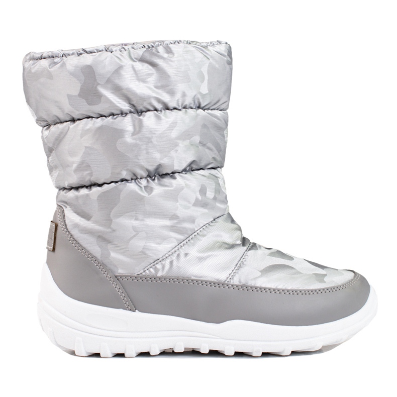 Silberne Schneestiefel für Damen Big Star KK274600G silber-