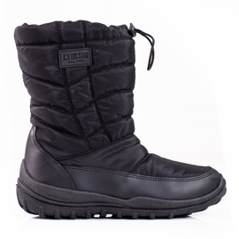 Warme schwarze Schneestiefel von Big Star KK274599