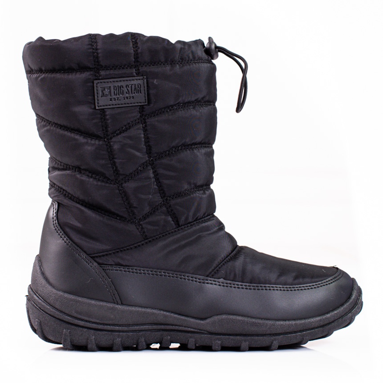 Warme schwarze Schneestiefel von Big Star KK274599