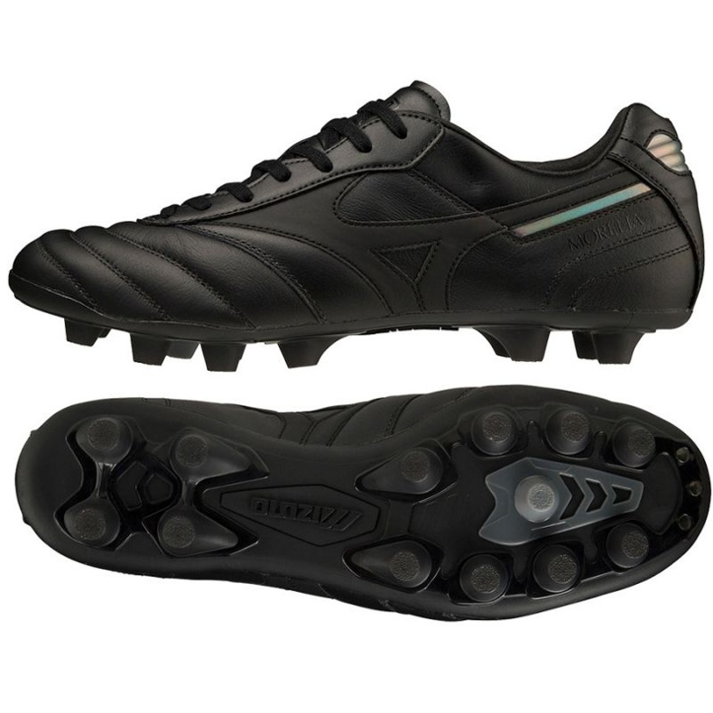Mizuno Morelia Ii Elite Md M P1GA221260 Fußballschuhe schwarz schwarz